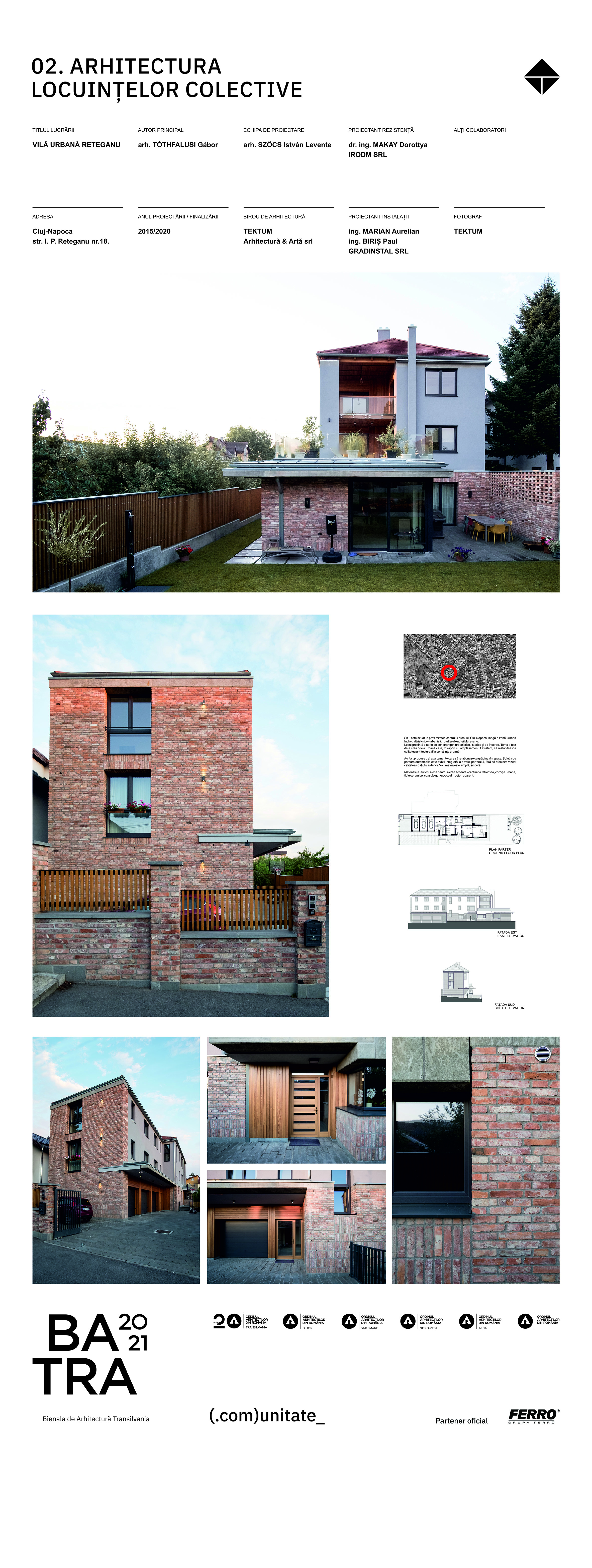 2 02 -Vilă urbană Reteganu - Tektum Arhitectura   Arta
