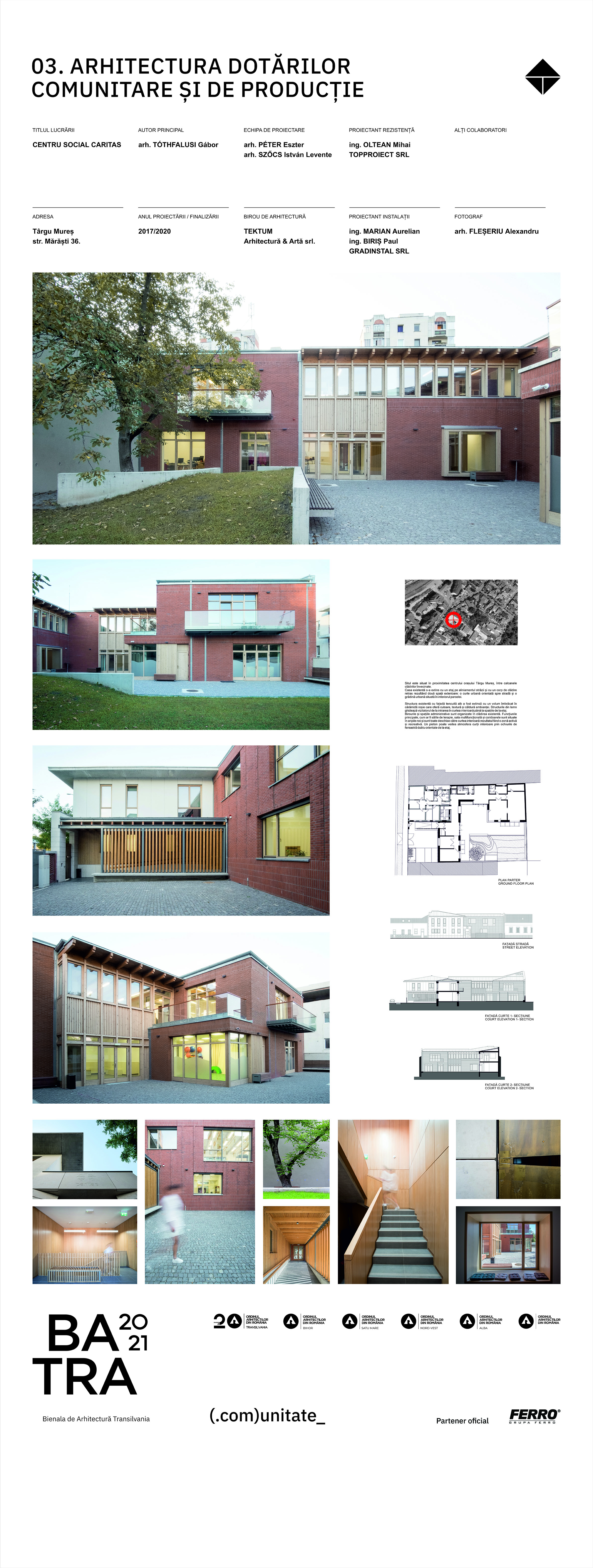 3 10 CENTRU SOCIAL CARITAS- Tektum Arhitectura   Arta  - Marton Andris