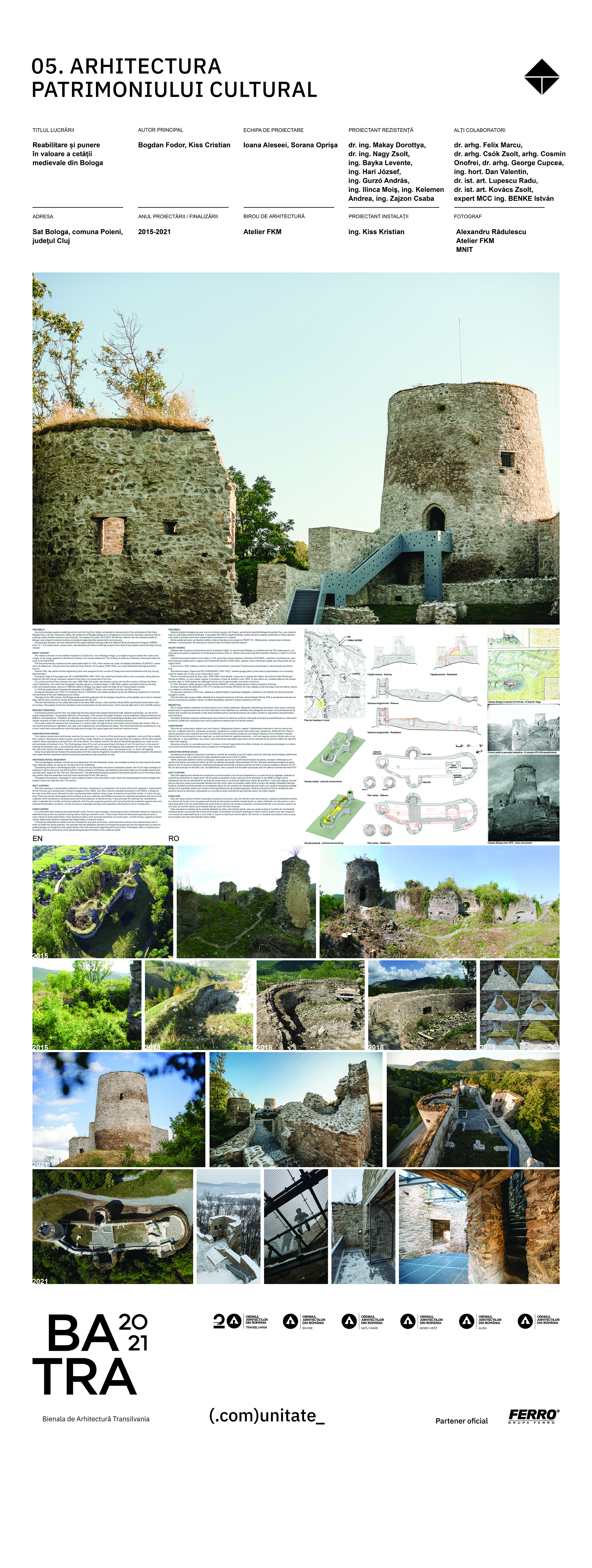 5 05 Reabilitare si punere in valoare a cetatii medievale din Bologa-Atelier FKM-Fodor Bogdan Raul