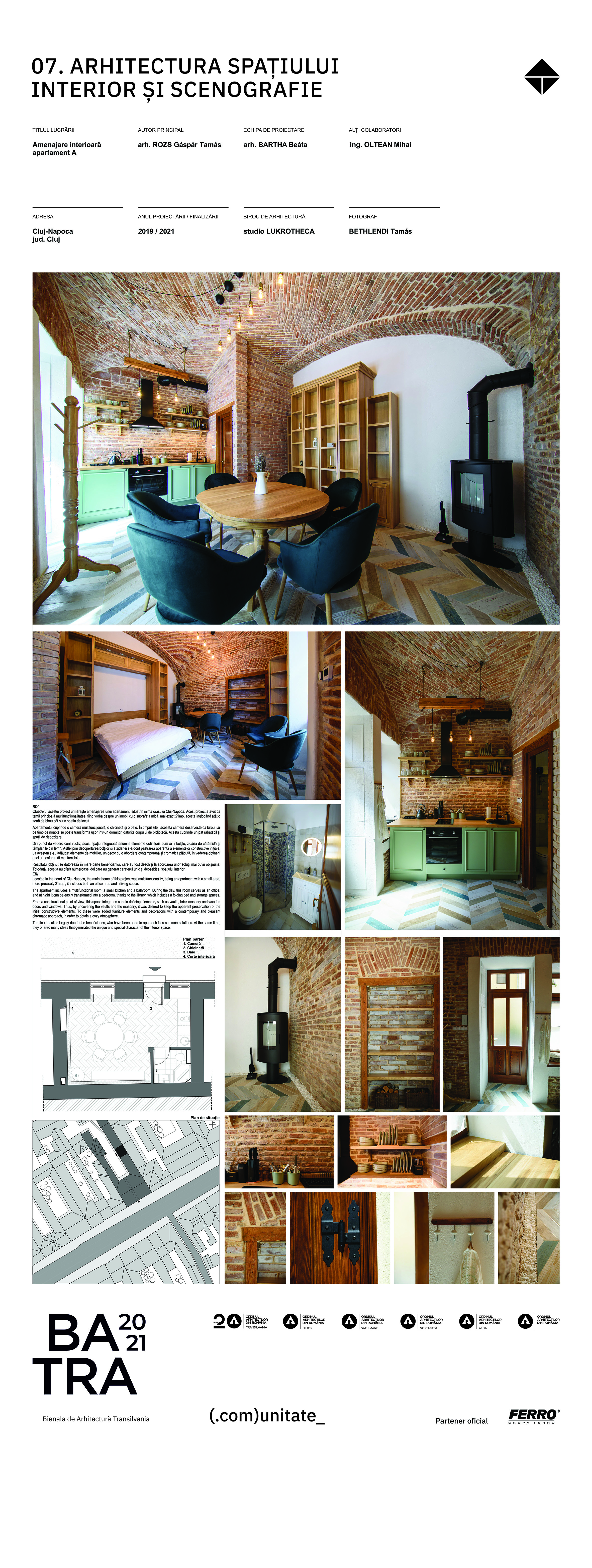 7 02 Amenajare interioară apartament A - Lukrotheca - Rozs Gáspár Tamás