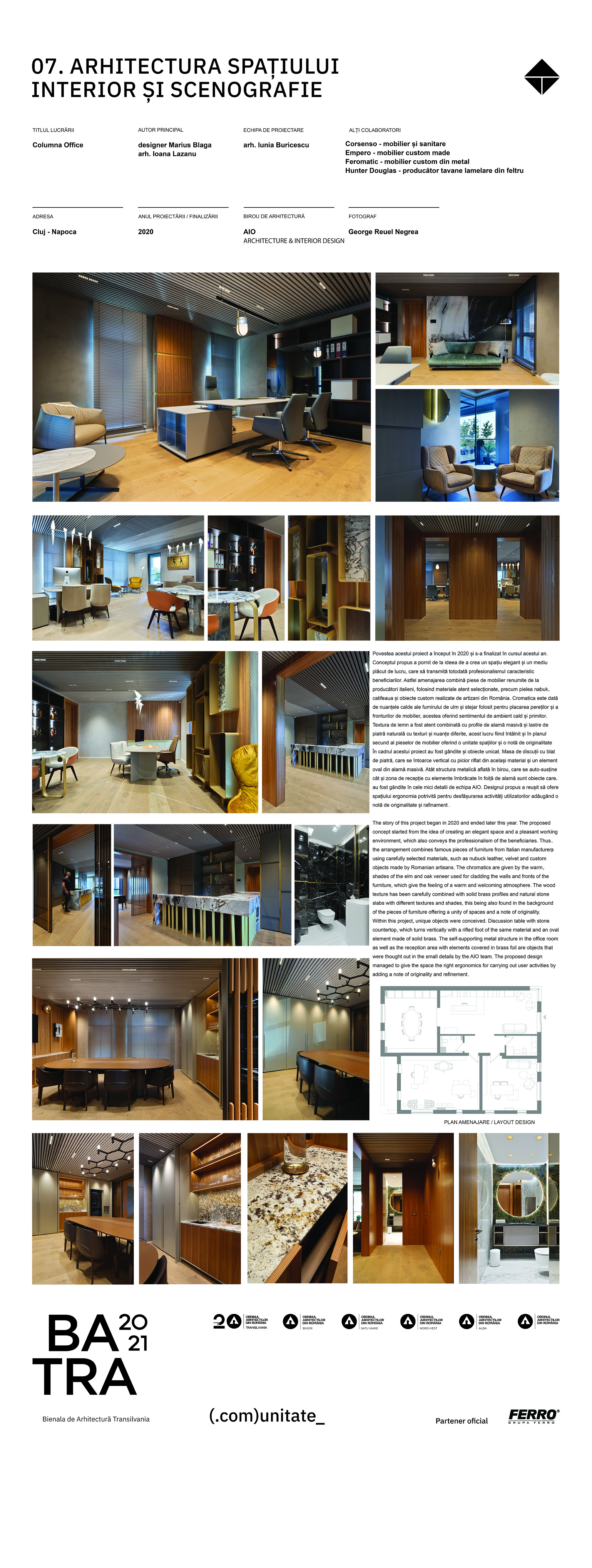 7 13 Columna Office - AIO architecture interior design - Ioana Lazanu