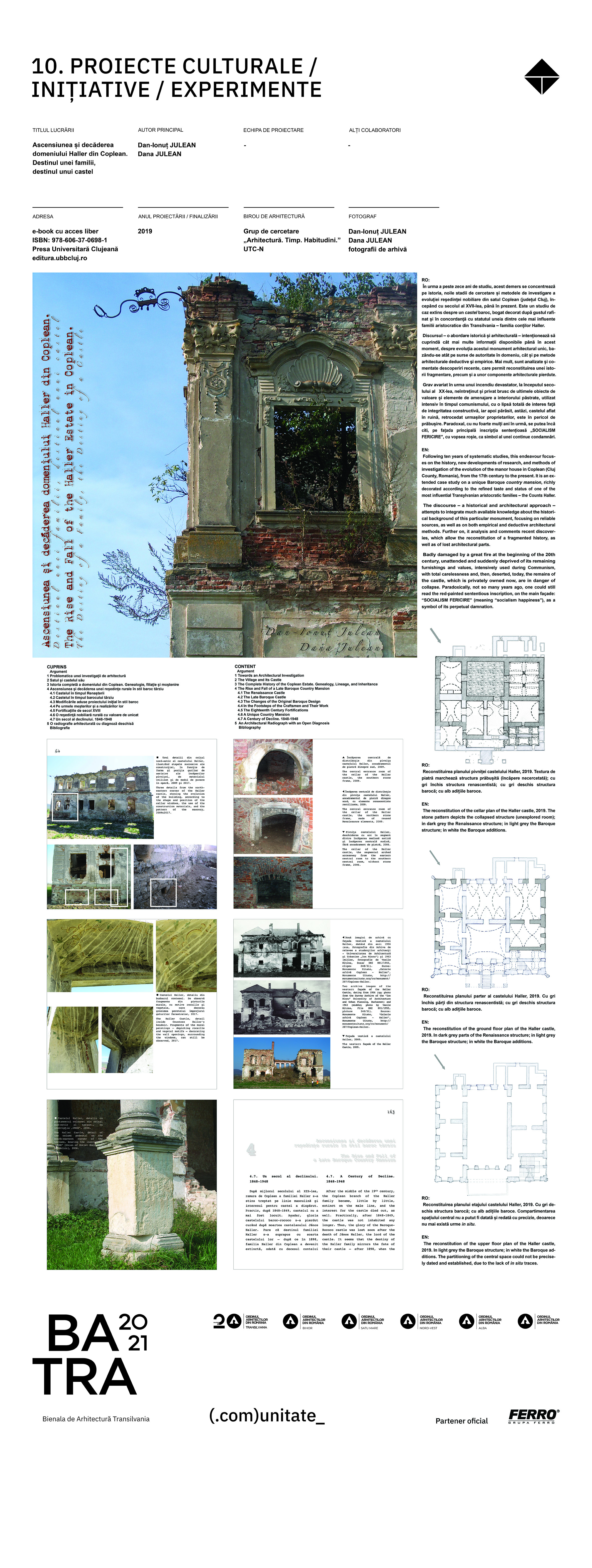 10 01 Ascensiunea si decaderea domeniului Haller din Coplean - Dan Ionut si Dana JULEAN